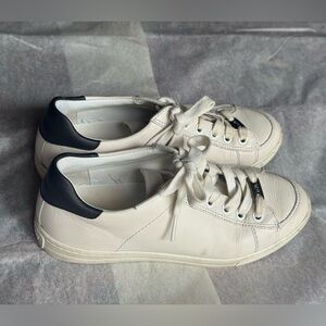 COACH Porter Lace Up Sneaker White/Black Size 5.5